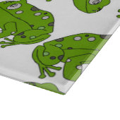 Grüner Frosch Schneidebrett (Ecke)