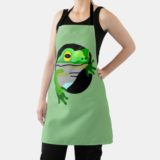 Grüner Frosch Schürze (InSitu)