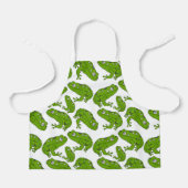 Grüner Frosch Schürze (Vorderseite)