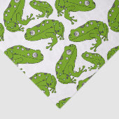 Grüner Frosch Seidenpapier (Ausschnitt)