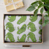 Grüner Frosch Seidenpapier (Geschenk)