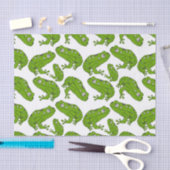 Grüner Frosch Seidenpapier (Handwerk)