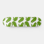 Grüner Frosch Skateboard (Horizontal)