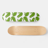 Grüner Frosch Skateboard (Horizontal)