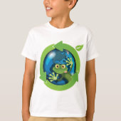 Grüner Frosch T-Shirt (Vorderseite)