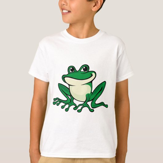 Grüner Frosch T-Shirt (Vorderseite)