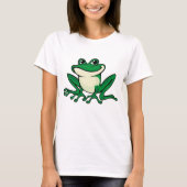 Grüner Frosch T-Shirt (Vorderseite)