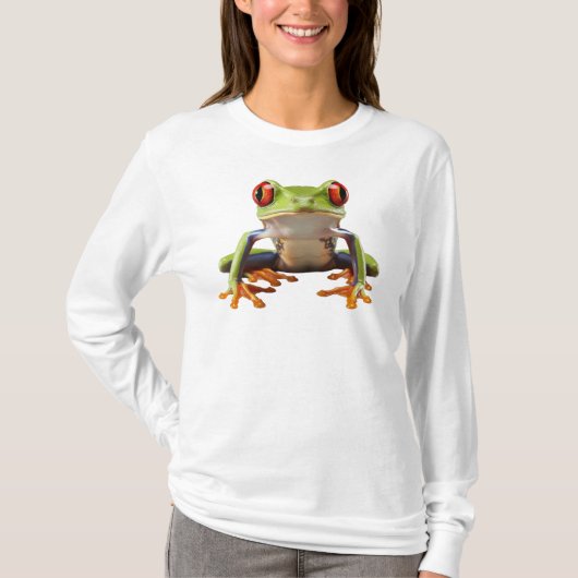 Grüner Frosch T-Shirt (Vorderseite)