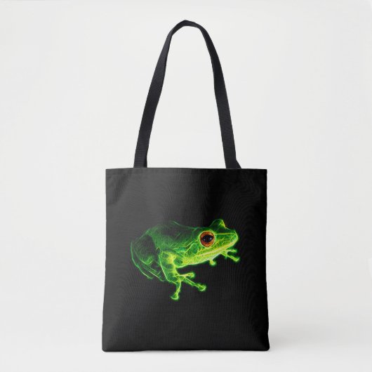 Grüner Frosch Tasche (Vorderseite)