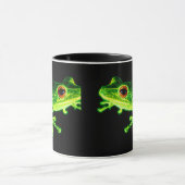 Grüner Frosch Tasse (Zentrum)