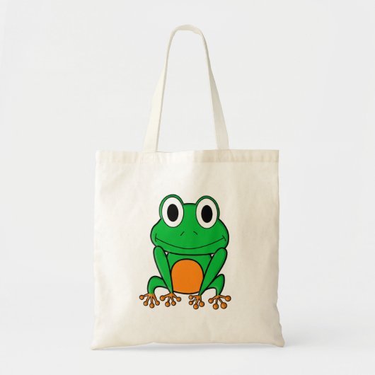 Grüner Frosch Tragetasche (Vorne)