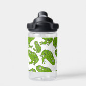 Grüner Frosch Trinkflasche (Rückseite)