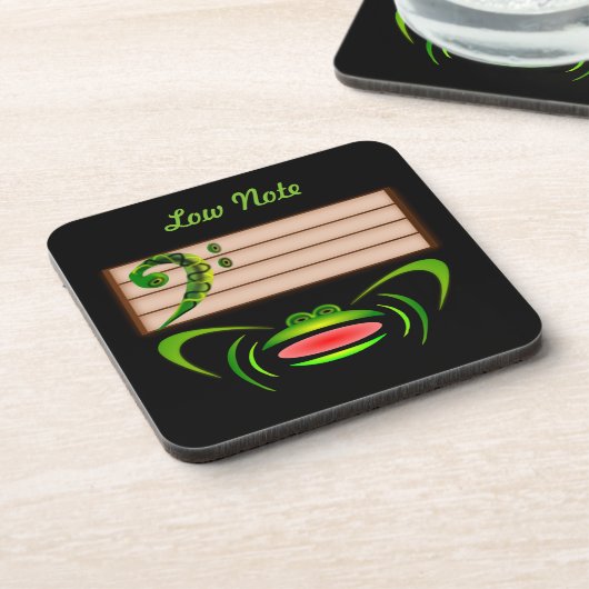 Grüner Frosch Untersetzer (Linke Seite)