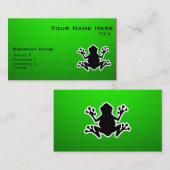 Grüner Frosch Visitenkarte (Vorne/Hinten)