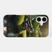 Grüner Frosch Waldleben, iPhone 16 Hülle (Rückseite (Horizontal))