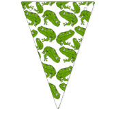 Grüner Frosch Wimpelkette (Zweite Fahne)