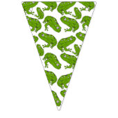 Grüner Frosch Wimpelkette (Erste Fahne)
