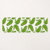 Grüner Frosch Yogamatte (Vorderseite (Horizontal))