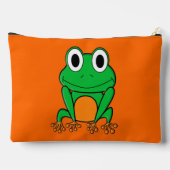 Grüner Frosch Zubehörtasche (Rückseite)
