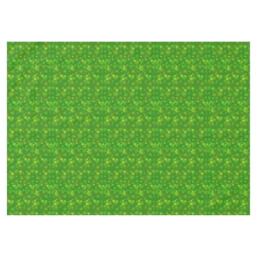 Grüner Frühling Clover St. Patrick's Day Tischdecke (Vorderseite (Horizontal))