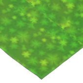Grüner Frühling Clover St. Patrick's Day Tischdecke (Schrägansicht)