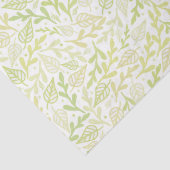 Grüner Frühling Natureleaf Muster Seidenpapier (Detail)