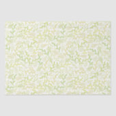 Grüner Frühling Natureleaf Muster Seidenpapier (Vorderseite)