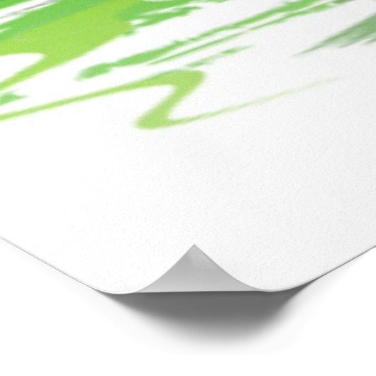 Grüner Frühling Poster (Ecke)