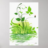 Grüner Frühling Poster (Vorne)