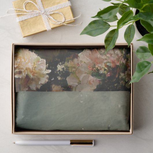 Grüner Frühling Seidenpapier (Geschenk)