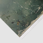 Grüner Frühling Seidenpapier (Ausschnitt)