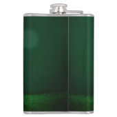 Grüner Fußball Geburtstag / Bachelor Party Flachmann (Rückseite)