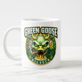 Grüner Gänse Schädel Vilseck  Jumbo-Tasse