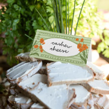 Grüner Garten Charming Whimsical Handgezeichnet Or