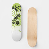 Grüner Garten Skateboard (Vorderseite)