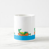 Grüner Gator Innertube Kreuzfahrt Tasse (Mittel)