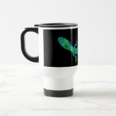 Grüner Gecko ArtDeco Reisebecher (Links)