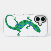 Grüner Gecko iPhone 16 Hülle (Rückseite (Horizontal))