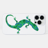 Grüner Gecko iPhone Hülle (Rückseite (Horizontal))