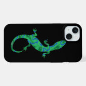 Grüner Gecko iPhone Hülle (Rückseite (Horizontal))