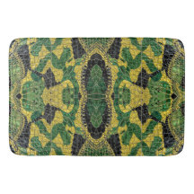 Grüner Gelber Alligator Krokodil Drachen Leder