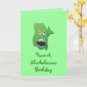 Grüner Gemeiner Hai Karte (Gelbe Blume)