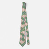 Grüner Gemüsegarten Krawatte (Vorderseite)