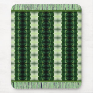 Grüner Gemusterter Ruckstil Mousepad