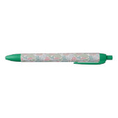 Grüner geometrisch gemusterter Stift (Unterseite)