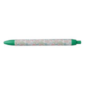 Grüner geometrisch gemusterter Stift (Vorderseite)