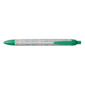 Grüner geometrisch gemusterter Stift (Rückseite)