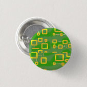 Grüner geometrischer Knopf Button (Vorne & Hinten)