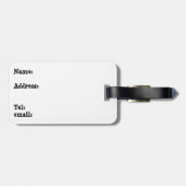 Grüner Gepäck-Taschen-Umbau Gepäckanhänger (Rückseite horizontal)