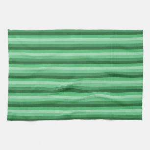 Grüner gestreifter Küchenhandtuch Geschirrtuch